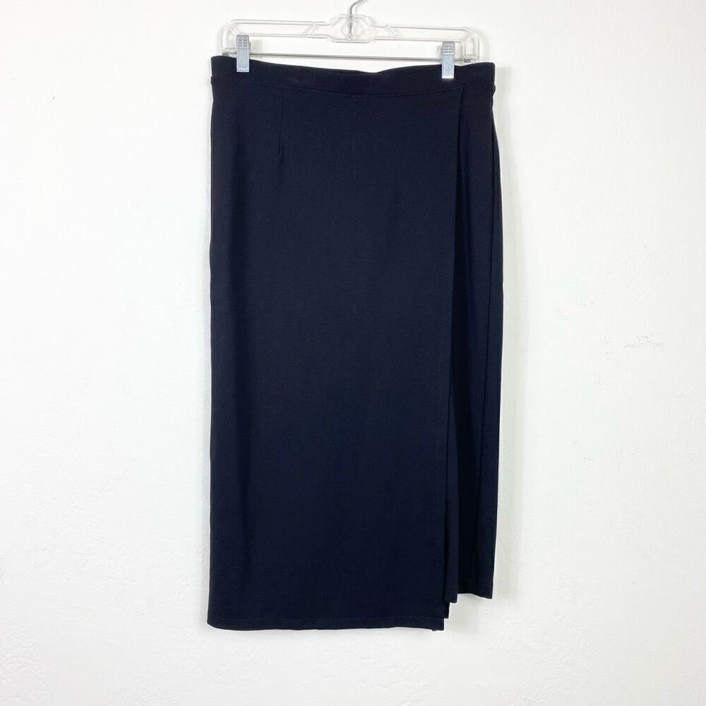 Betabrand Black The Sassiest Pant Yoga Dress Pant Skort Combo Size L Petite - Picture 2 of 7